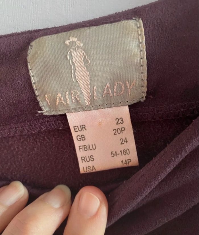 Robe prune t.44 Fair Lady - photo numéro 2
