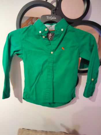 Chemise habillée manches longues 3/4 ans 104 cm