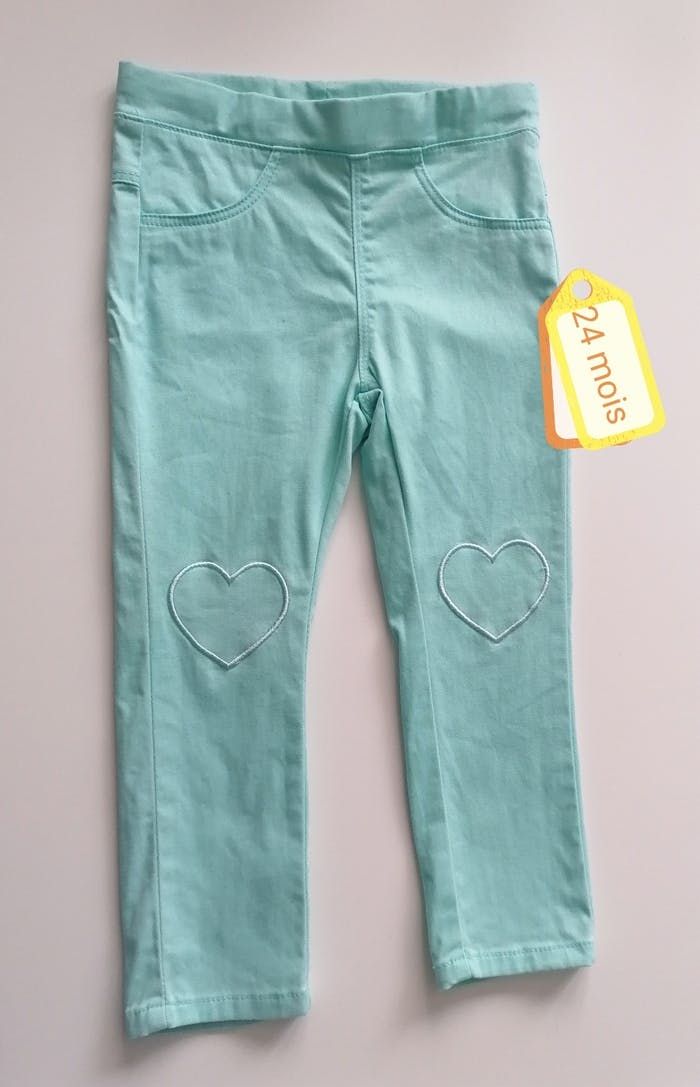 Pantalon fille grain de blé