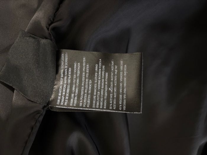 Veste OAKWOOD en cuir de mouton - photo numéro 4