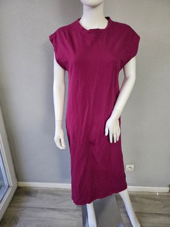 Robe longue fushia