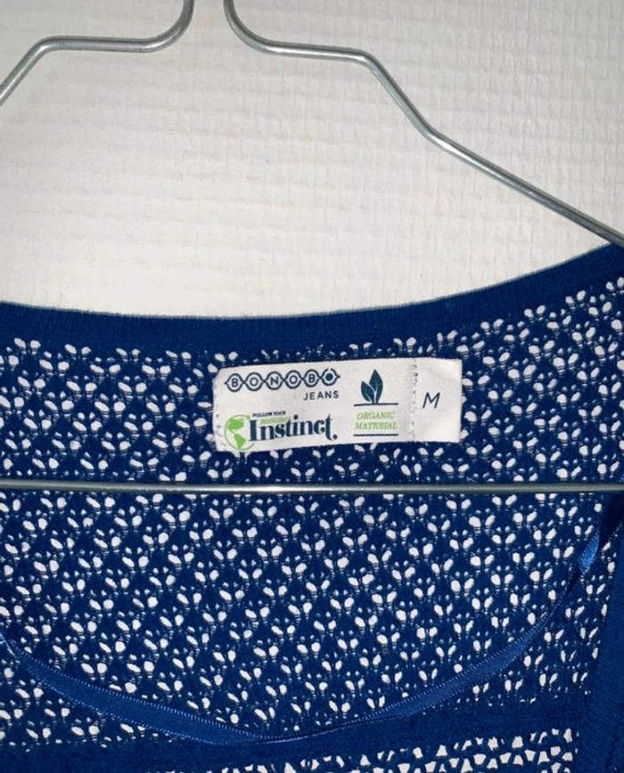 Blouse bleu femme taille 38 - photo numéro 2