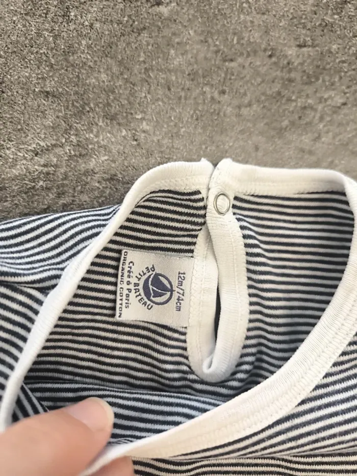 Tee-shirt garçon ml 12 mois Petit Bateau - photo numéro 6