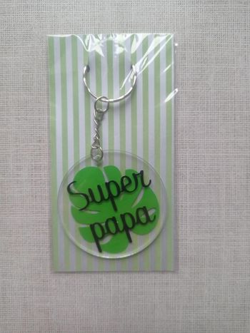 Porte clé super papa