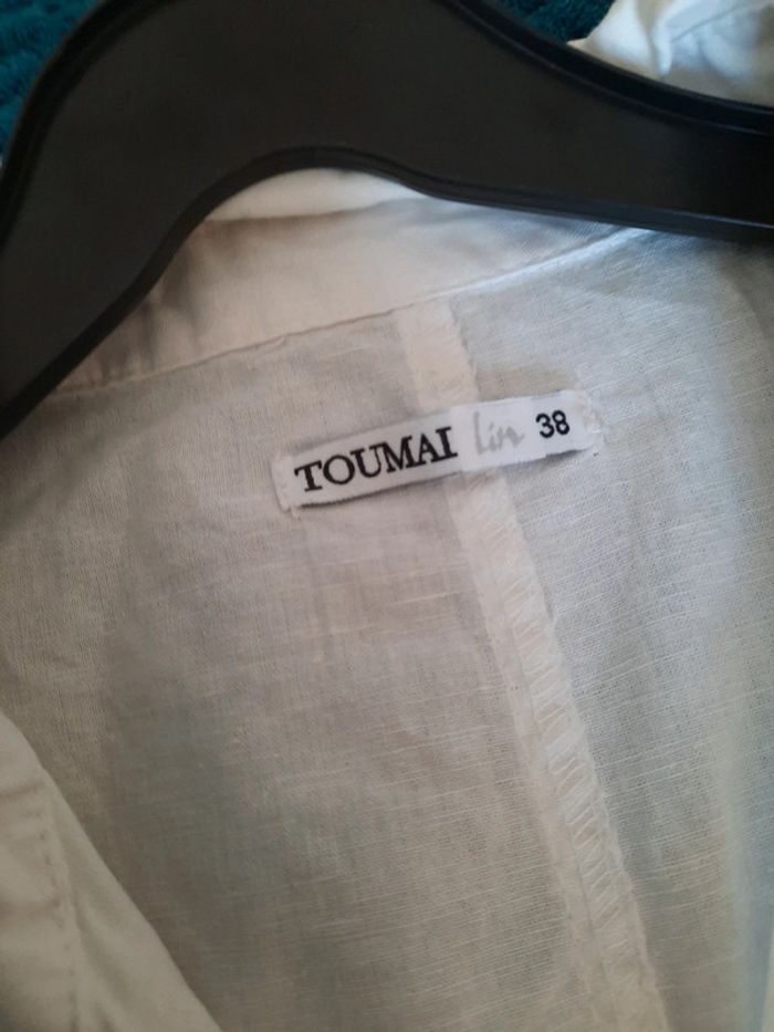 Robe blanche toumaï taille 38 attention tachée - photo numéro 2