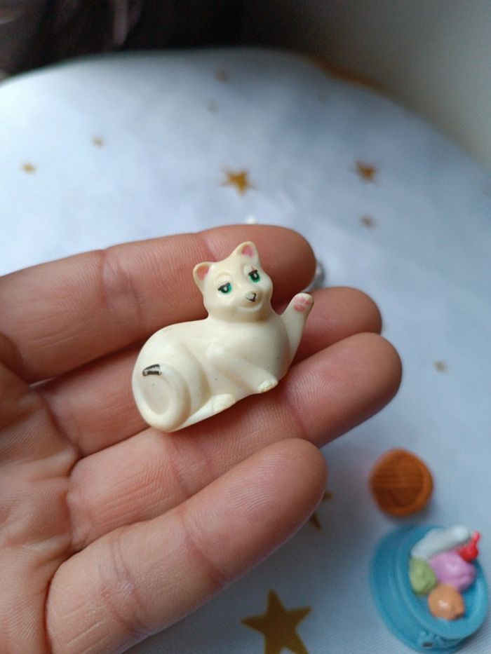 Animaux animal pet cat kitten Kitty pocket chat chien dog mattel kinder puppies blanc gris - photo numéro 11