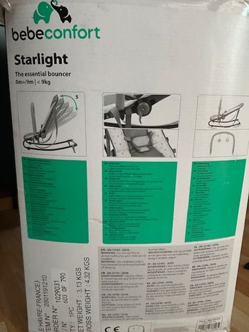 Transat bébé confort