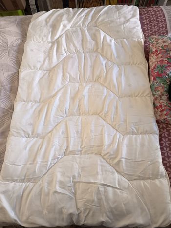 Couette édredon bébé flocons de neige 90x150