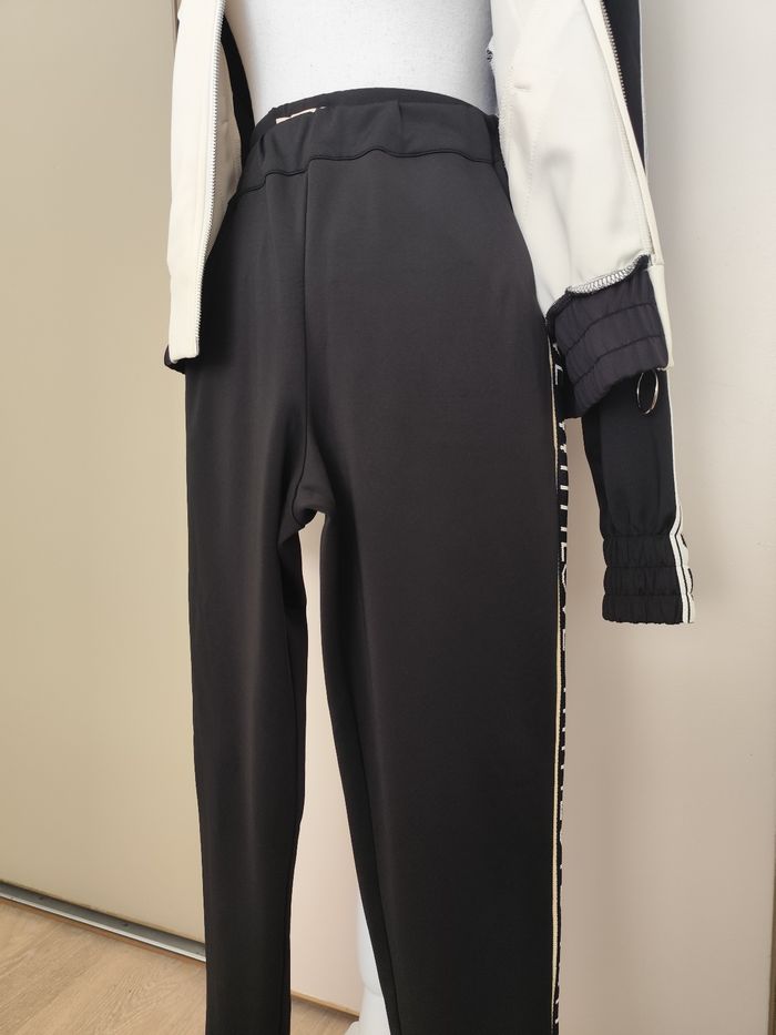 Ensemble veste pantalon Màje taille 38 noir blanc toutes saisons - photo numéro 4