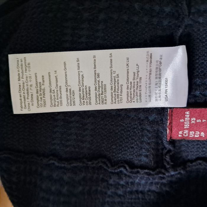 Robe d'hiver bleu marine Comptoir des cotonniers Taille S - photo numéro 8