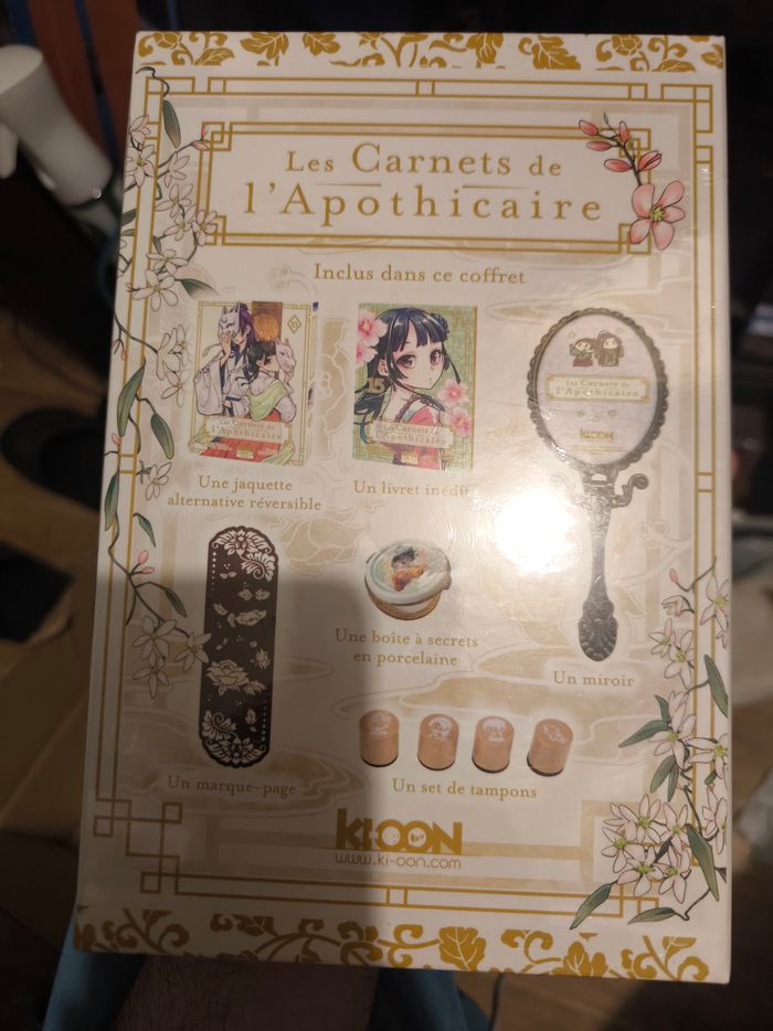 Collector collection coffret manga livre tome 15 les carnets de l'apothicaire AB prix ferme - photo numéro 2