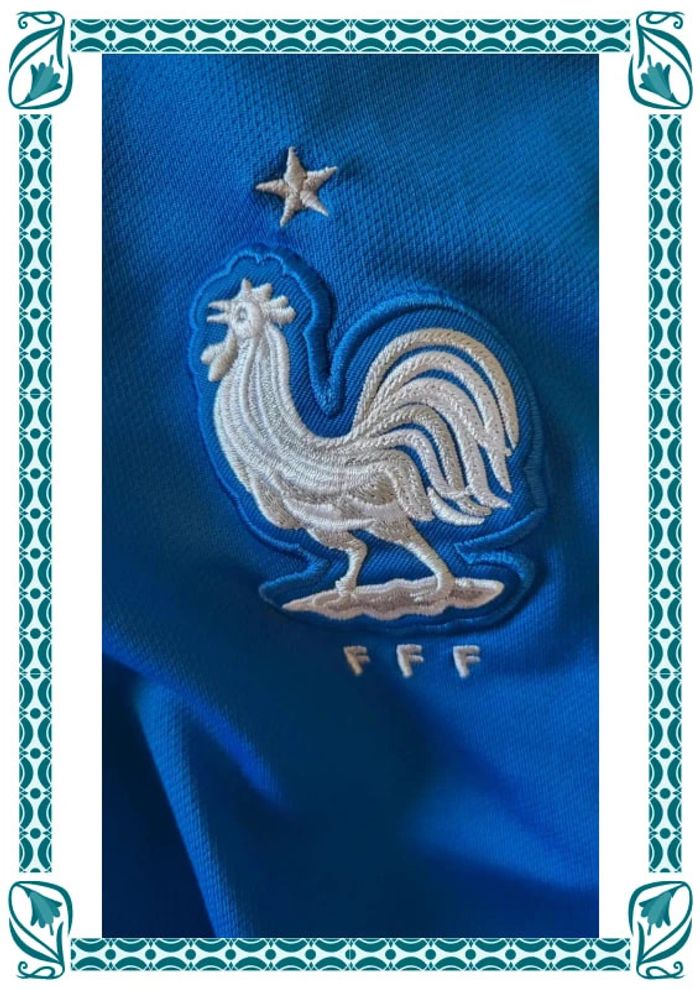 Maillot de foot équipe de France vintage - photo numéro 4