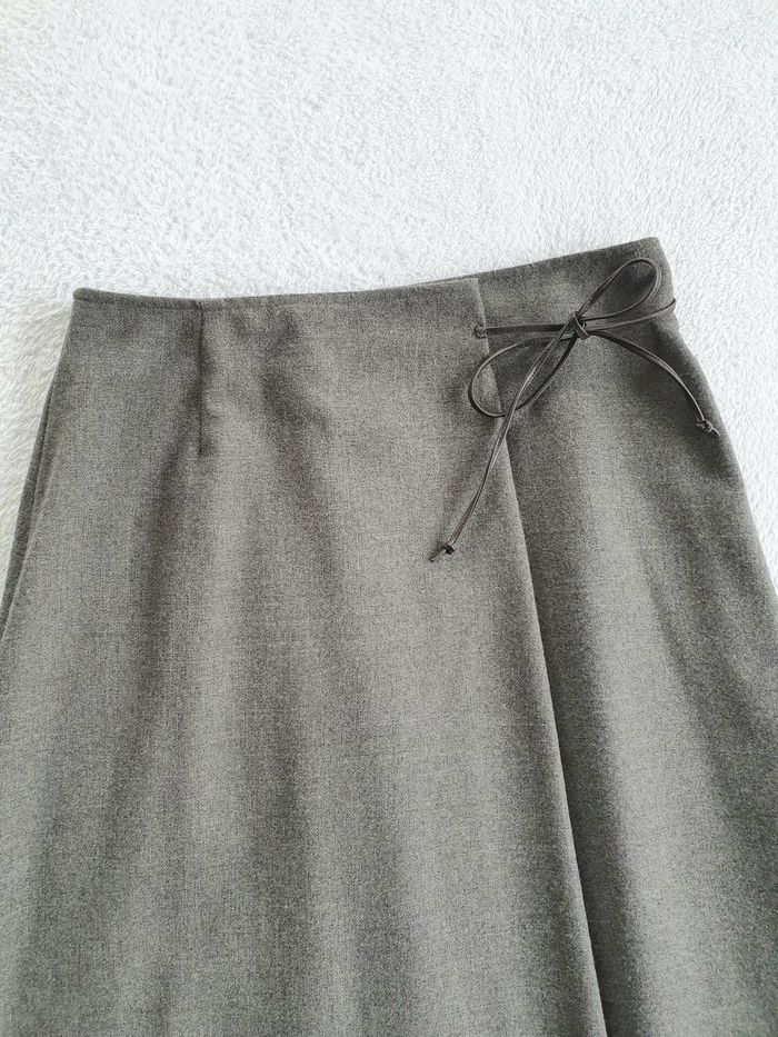 Jupe longue kakie 38 vintage - photo numéro 2