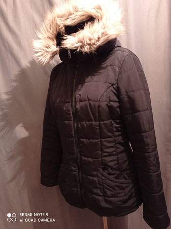 Parka noir de H&M 40 *Spécial FETE* Réf 852 P