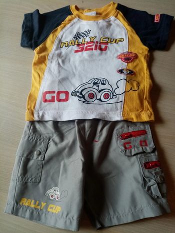 Ensemble rally jaune