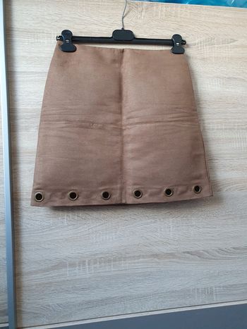 Jupe style daim/ suédine