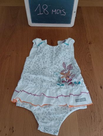 Combinaison body robe Orchestra taille 18 mois en très bon état