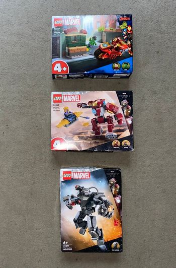 Lot X3 Lego Marvel 76263 + 76277 + 76287 NEUF