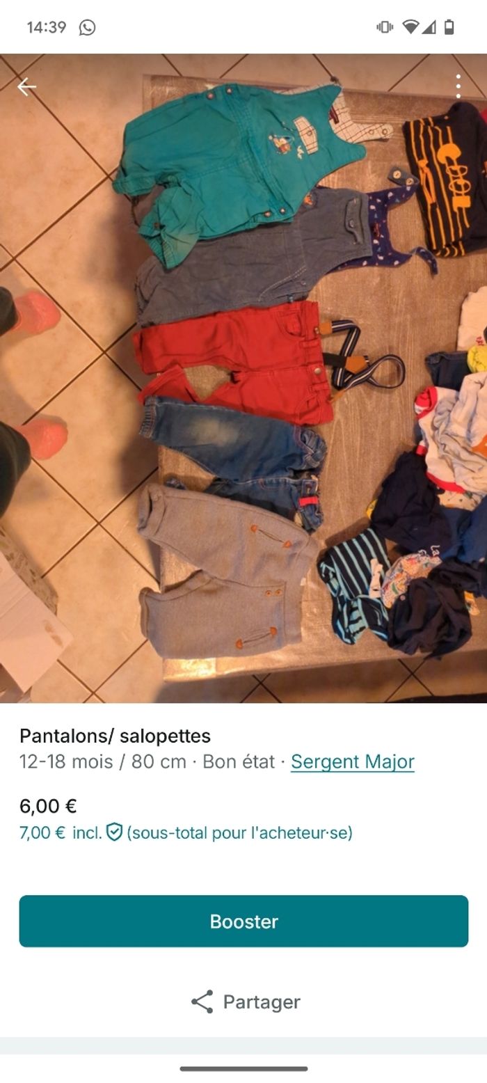 Salopette pantalons