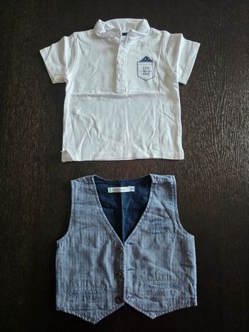 Tee-shirt +bolero en 6 mois