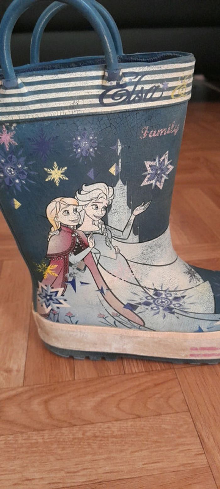 Bottes de pluie reine des neiges - photo numéro 3