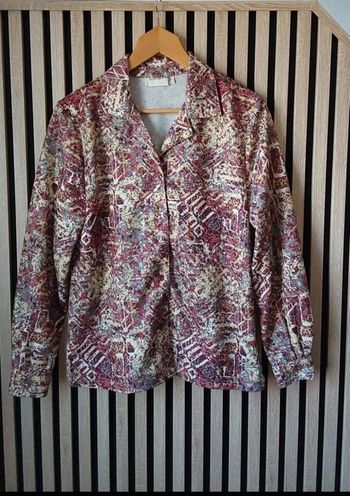 Chemise/ surchemise imprimée vintage  T 40