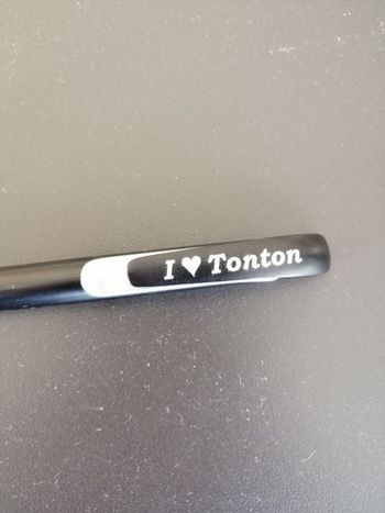 Crayon bic noir I love Tonton neuf