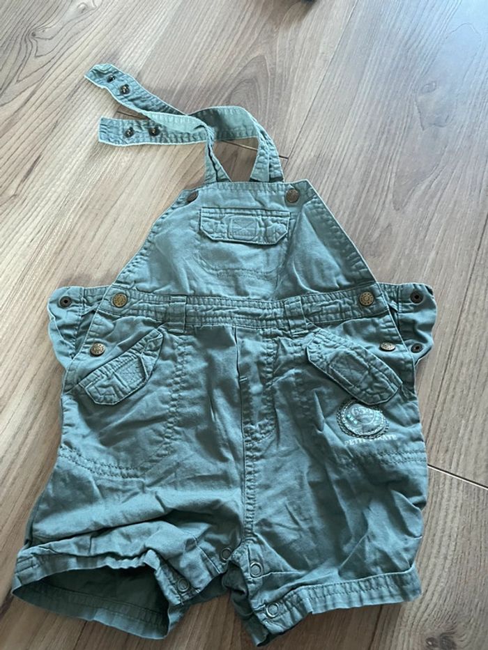 Salopette short petit pirate