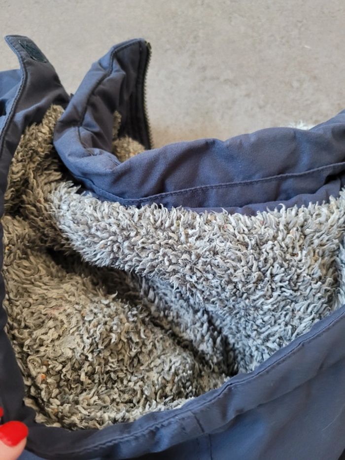 Manteau chaud hiver capuche clips zio bouton bleu name it 6 ans - photo numéro 6