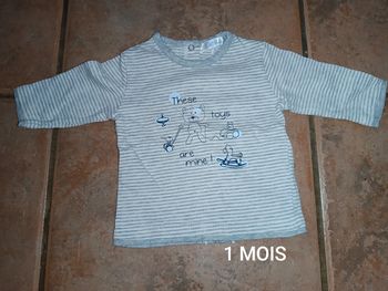 Maillot garçon 1 MOIS