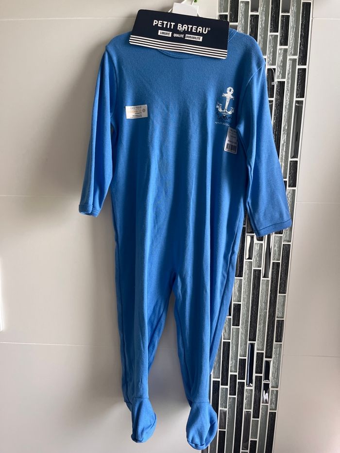 Pyjama mi-saison garçon Petit Bateau 18 mois neuf - photo numéro 1
