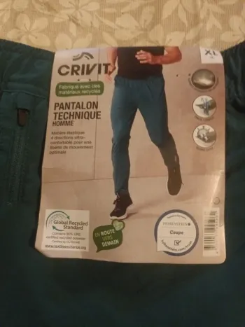 Pantalon technique homme taille XL
