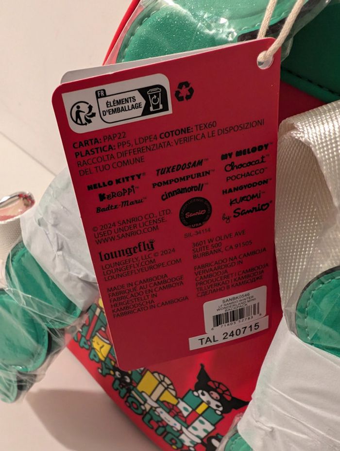 Loungefly : Hello Kitty winter wonderland sac à dos - photo numéro 7