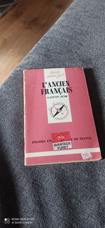 Livre l ancien français