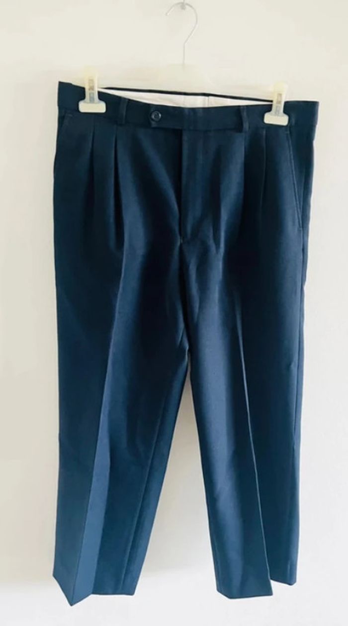 Pantalon de costume bleu Les Evidents - photo numéro 2