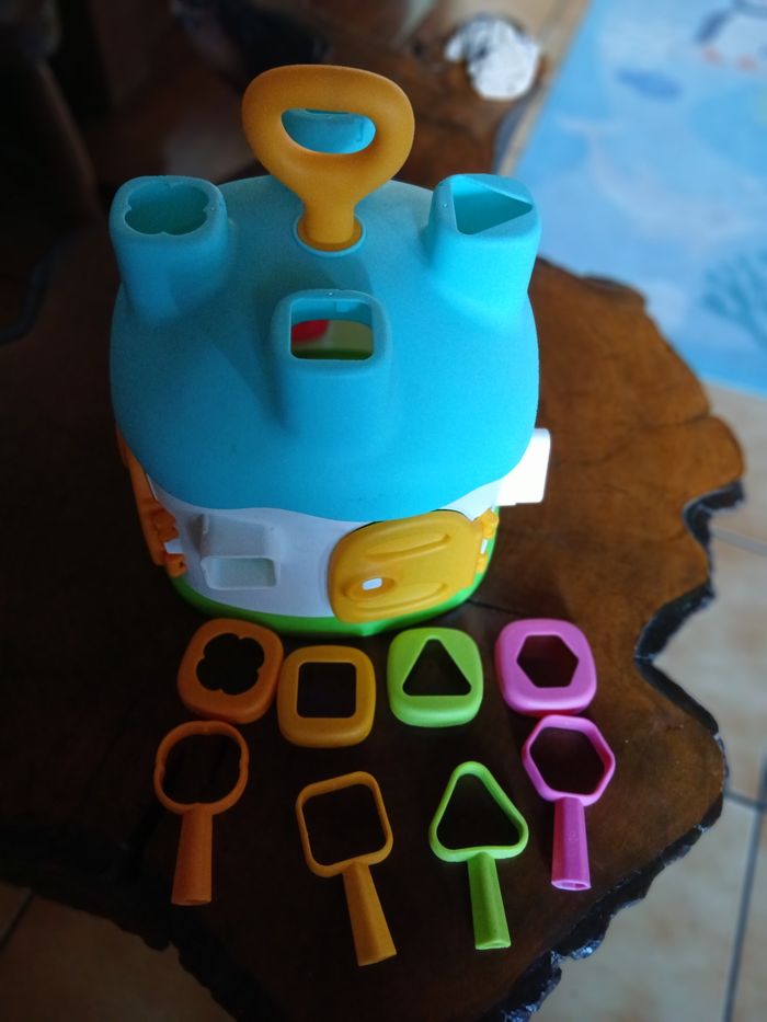 Cotoon maison des formes bleu smoby - photo numéro 3