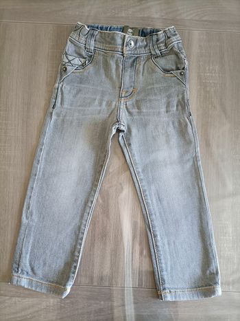 Jeans regular gris Timberland 2 ans