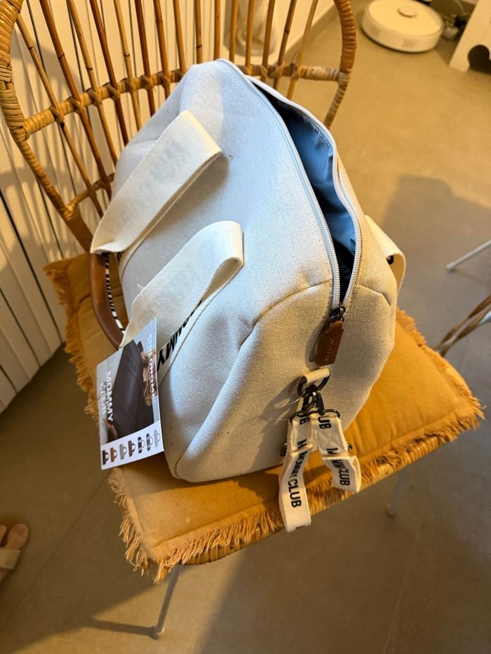 Childhome - Mommy Club Sac à Langer - Signature - Canvas - Off White - photo numéro 3