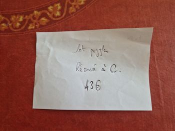 Réservé.  Lot mini puzzles. 