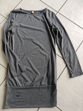 Robe tunique gris chiné 