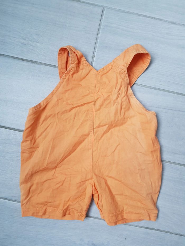 Salopette short fin été taille 6/9mois - photo numéro 2