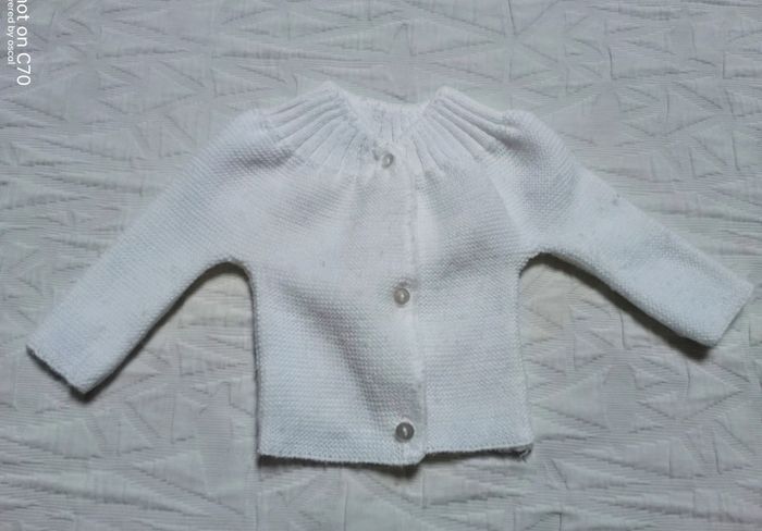 Bout'chou gilet brassière blanche mixte