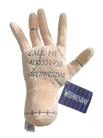 Peluche Wednesday / Mercredi la main / la chose « Call Me » 25 cm Play By Play neuf