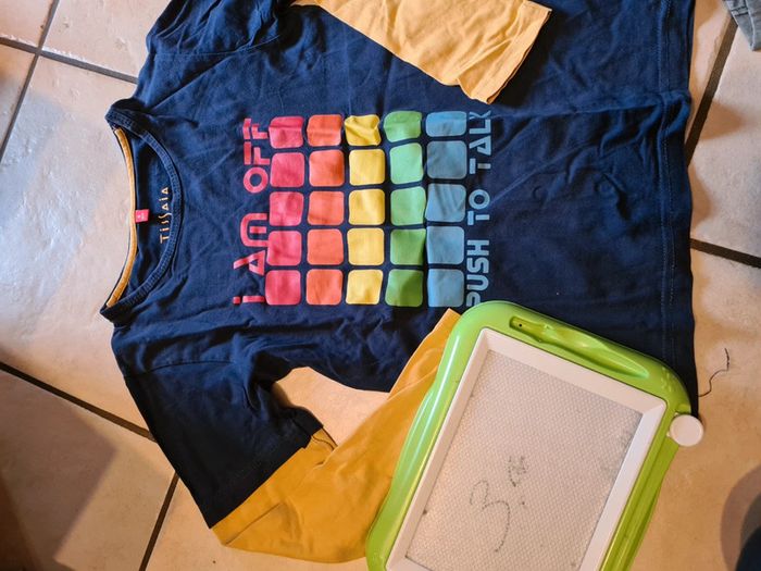 T shirt manches longues tissaia 8 ans - photo numéro 2