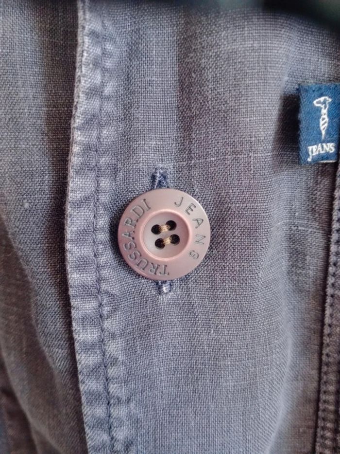 Veste légère homme 50 aspect lin bleu anthracite c83 - photo numéro 11