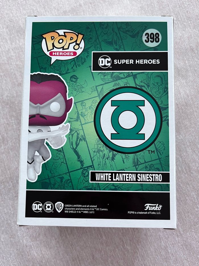 Funko pop white lantern sinestro édition limitée 398 - photo numéro 2