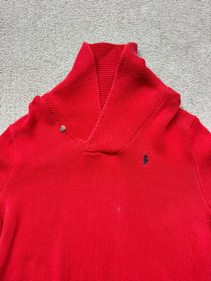 Sweat Ralph Lauren rouge taille XL - photo numéro 2