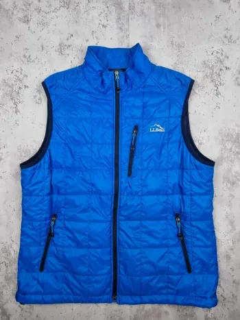 Doudoune sans manches L.L. Bean bleue – Taille L Hommes (mesures en photos)