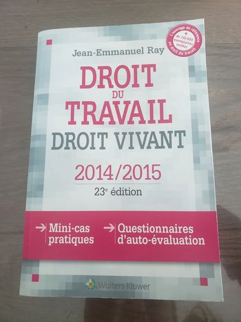 Droit du travail,  Droit vivant 2014/2015