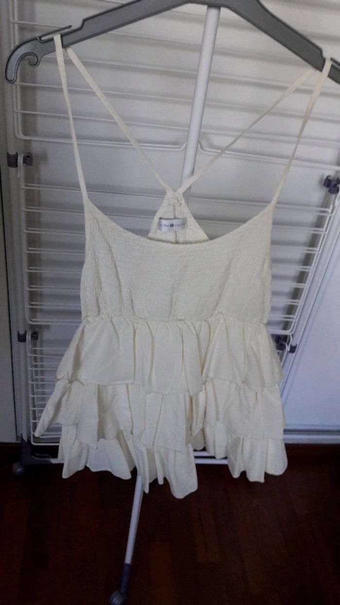 Débardeur à volants